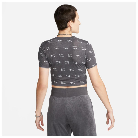 Nike Γυναικεία κοντομάνικη μπλούζα Sportswear Tee Air Slim Crop